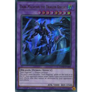 画像: 【特価品】英語版 竜騎士ブラック・マジシャン LEDD-ENA00 1st（ウルトラレア）