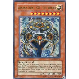 画像: 【特価品】英語版 アルカナフォースXXI-THE WORLD LODT-EN016(ウルトラレア)