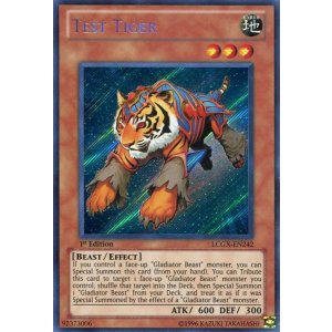 画像: 【特価品】英語版 スレイブタイガー LCGX-EN242 1st(シークレットレア)