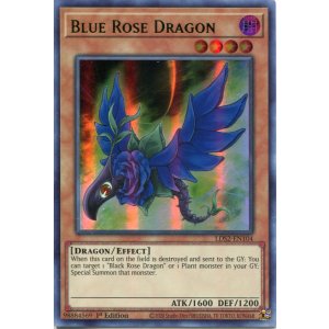 画像: 【特価品】英語版 ブルーローズ・ドラゴン LDS2-EN104 1st（ウルトラレア：グリーン）