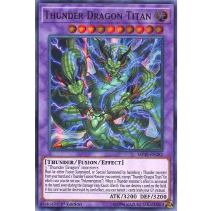 画像: 【特価品】英語版 雷神龍－サンダー・ドラゴン MP19-EN182 1st（ウルトラレア）