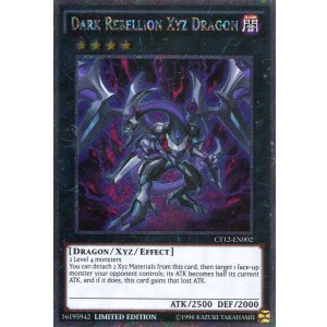 画像: 【特価品】英語版 ダーク・リベリオン・エクシーズ・ドラゴン CT12-EN002（プラチナシークレットレア）