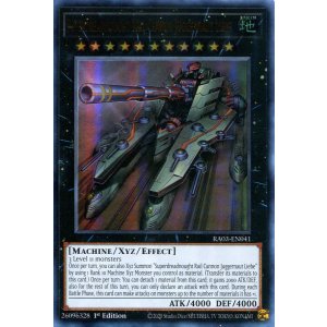 画像: 【特価品】英語版 超弩級砲塔列車ジャガーノート・リーベ RA03-EN041 1st（ウルトラレア）