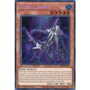 画像: 【特価品】英語版 クリスタル・シャーク RA03-EN031 1st（シークレットレア）