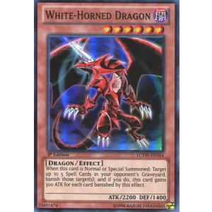 画像: 【特価品】英語版 ホワイト・ホーンズ・ドラゴン LCYW-EN164 1st（スーパーレア）
