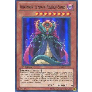 画像: 【特価品】英語版 毒蛇王ヴェノミノン LCGX-EN192 1st（スーパーレア）