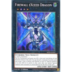 画像: 【特価品】英語版 ファイアウォール・Ｘ・ドラゴン MP20-EN067 1st（スーパーレア）