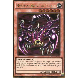 画像: 【特価品】英語版 聖獣セルケト PGL2-EN032（ゴールドレア）