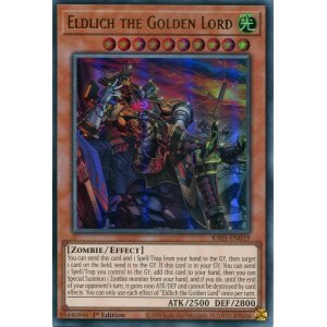 画像: 【特価品】英語版 黄金卿エルドリッチ（新規イラスト） RA01-EN019 1st（ウルトラレア）