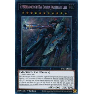 画像: 【特価品】英語版 超弩級砲塔列車ジャガーノート・リーベ RA03-EN041 1st（シークレットレア）