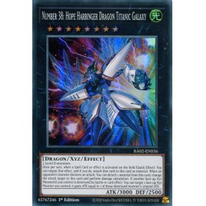 画像: 【特価品】英語版 Ｎｏ.３８ 希望魁竜タイタニック・ギャラクシー RA02-EN036 1st（スーパーレア）