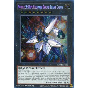画像: 【特価品】英語版 Ｎｏ.３８ 希望魁竜タイタニック・ギャラクシー RA02-EN036 1st（シークレットレア）