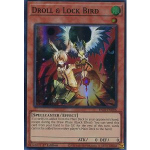 画像: 【特価品】英語版 ドロール&ロックバード(通常イラスト)1st RA02-EN006(スーパーレア)