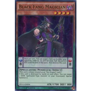 画像: 【特価品】英語版 黒牙の魔術師 PEVO-EN004 1st(ウルトラレア)