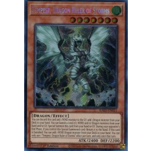 画像: 【特価品】英語版 嵐征竜－テンペスト RA03-EN011 1st（シークレットレア）