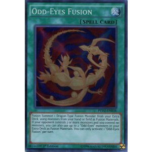 画像: 【特価品】英語版 オッドアイズ・フュージョン PEVO-EN038 1st（スーパーレア）