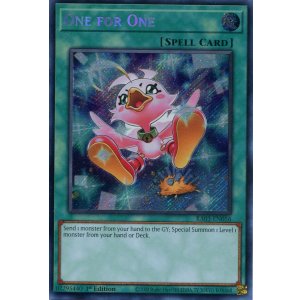 画像: 【特価品】英語版 ワン・フォー・ワン（新規イラスト）RA03-EN056 1st（スーパーレア）