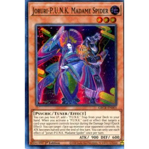 画像: 【特価品】英語版 Ｊｏ－Ｐ.Ｕ.Ｎ.Ｋ.Ｍｍｅ.スパイダー GRCR-EN003 1st（スーパーレア）