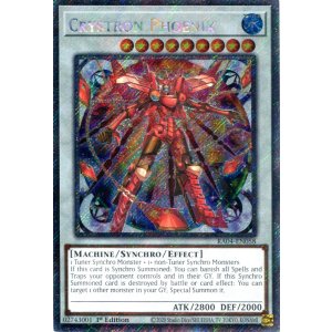 画像: 【特価品】英語版 水晶機巧－フェニキシオン RA04-EN058 1st（プラチナシークレットレア）