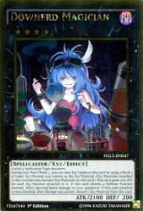 画像: 【特価品】英語版 ダウナード・マジシャン PGL2-EN047 1st（ゴールドレア）