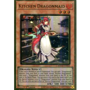 画像: 【特価品】英語版 ドラゴンメイド・ティルル MAGO-EN022 1st（プレミアムゴールドレア）