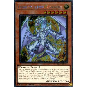 画像: 【特価品】英語版 ライトパルサー・ドラゴン RA04-EN176 1st（プラチナシークレットレア）