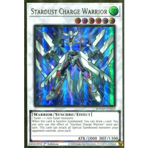 画像: 【特価品】英語版 スターダスト・チャージ・ウォリアー MAGO-EN029 1st（プレミアムゴールドレア）
