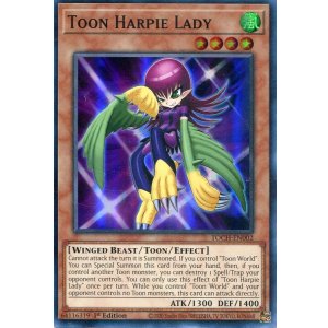 画像: 【特価品】英語版 トゥーン・ハーピィ・レディ TOCH-EN002 1st（スーパーレア）