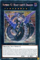 画像: 【特価品】英語版 Ｎｏ.９２ 偽骸神龍 Ｈｅａｒｔ－ｅａｒｔＨ Ｄｒａｇｏｎ BLMR-EN077 1st（シークレットレア）