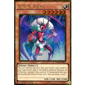 画像: 【特価品】英語版 サタンクロース PGL2-EN021 1st（ゴールドシークレットレア）