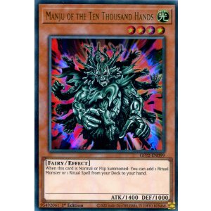 画像: 【特価品】英語版 マンジュ・ゴッド GFP2-EN099 1st（ウルトラレア）