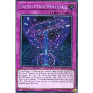 画像: 【特価品】英語版 トランザクション・ロールバック RA04-EN105 1st（シークレットレア）