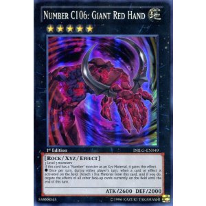 画像: 【特価品】英語版 ＣＮｏ.１０６ 溶岩掌ジャイアント・ハンド・レッド DRLG-EN049 1st（スーパーレア）