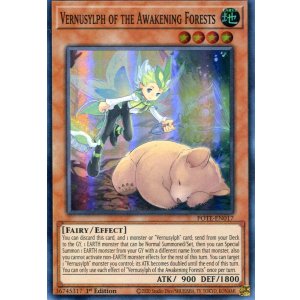 画像: 【特価品】英語版 森と目覚の春化精 POTE-EN017 1st(スーパーレア)