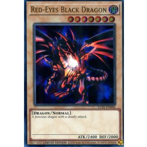画像: 【特価品】英語版 真紅眼の黒竜 LC01-EN006 Limited Edition 25th（ウルトラレア）