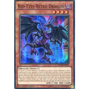 画像: 【特価品】英語版 真紅眼の遡刻竜 BOSH-EN095 1st（スーパーレア）