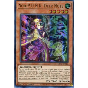 画像: 【特価品】英語版 Ｎｏ－Ｐ.Ｕ.Ｎ.Ｋ.ディア・ノート DIFO-EN022 1st（ウルトラレア）