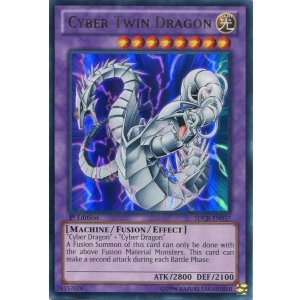 画像: 【特価品】英語版 サイバー・ツイン・ドラゴン SDCR-EN037 1st（ウルトラレア）