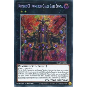 画像: 【特価品】英語版 ＣＮｏ.１ ゲート・オブ・カオス・ヌメロン－シニューニャ BLAR-EN021 1st（シークレットレア）