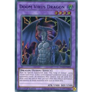画像: 【特価品】英語版 デス・ウイルス・ドラゴン DLCS-EN055 1st（ウルトラレア：パープル）