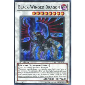 画像: 【特価品】英語版 ブラックフェザー・ドラゴン DP11-EN016 1st（スーパーレア）