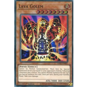 画像: 【特価品】英語版  溶岩魔神ラヴァ・ゴーレム RA01-EN001 1st（スーパーレア）