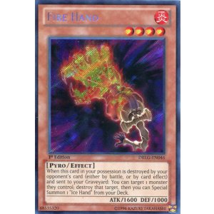 画像: 【特価品】英語版 ファイヤー・ハンド DRLG-EN046 1st（シークレットレア）