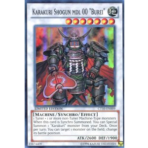 画像: 【特価品】英語版 カラクリ将軍 無零 CT10-EN009 Limited Edition（スーパーレア）