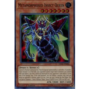 画像: 【特価品】英語版 究極変異態・インセクト女王 LED2-EN008 1st（スーパーレア）