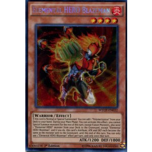 画像: 【特価品】英語版 E・HERO ブレイズマン WSUP-EN032 1st（シークレットレア）