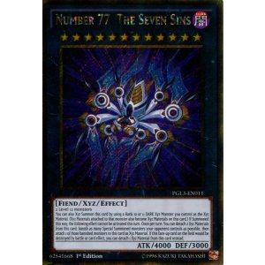 画像: 【特価品】英語版 Ｎｏ.７７ ザ・セブン・シンズ PGL3-EN011 1st（ゴールドシークレットレア）