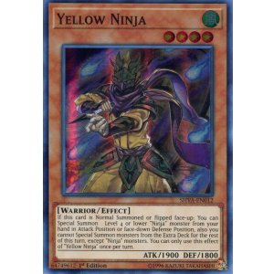 画像: 【特価品】英語版 黄色い忍者 SHVA-EN012 1st(スーパーレア)