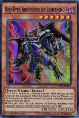 画像: 【特価品】英語版 真紅眼の凶雷皇－エビル・デーモン CORE-EN023 1st（スーパーレア）
