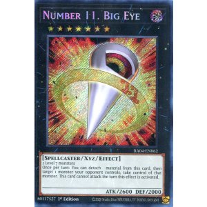 画像: 【特価品】英語版 Ｎｏ.１１ ビッグ・アイ RA04-EN062 1st（シークレットレア）